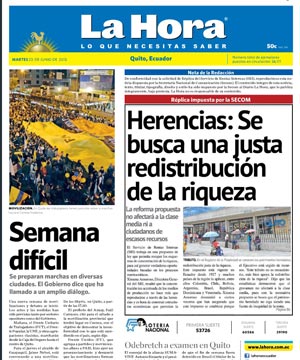 Portada La Hora 