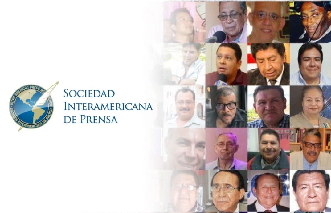 La SIP reconoce a periodistas ecuatorianos fallecidos en la pandemia con el Gran Premio a la Libertad de Prensa
