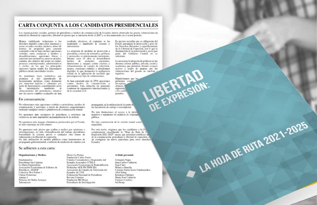 Organizaciones sociales envían carta a presidenciables en pos de la Libertad de Expresión