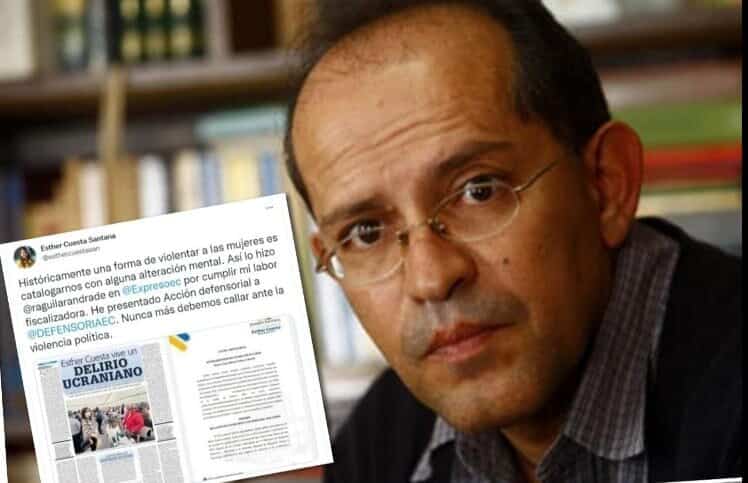 Asambleísta ecuatoriana inicia proceso contra periodista tras publicación