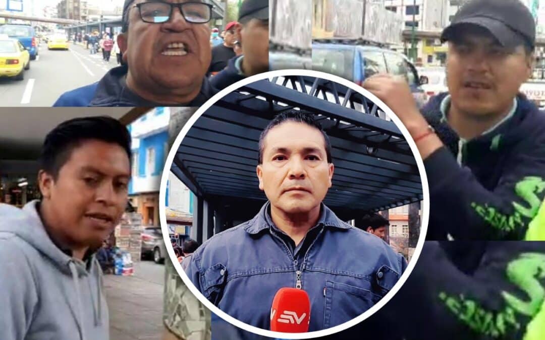 Transportistas agreden a periodistas durante una cobertura sin que la Policía los proteja