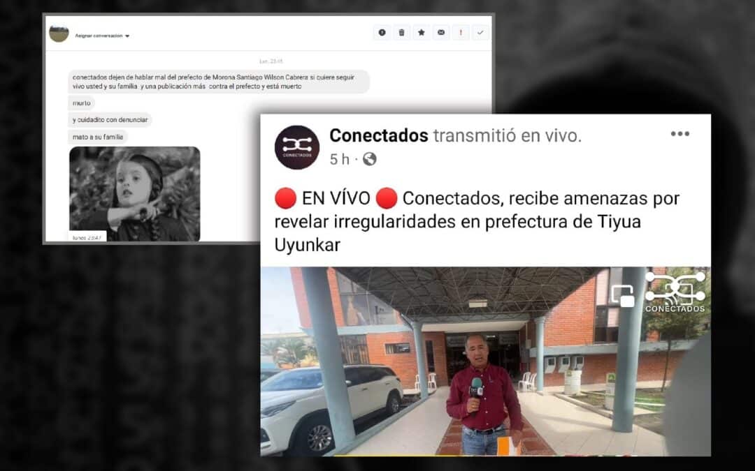 Medio digital ecuatoriano recibe amenazas de muerte por publicaciones sobre la Prefectura Morona Santiago