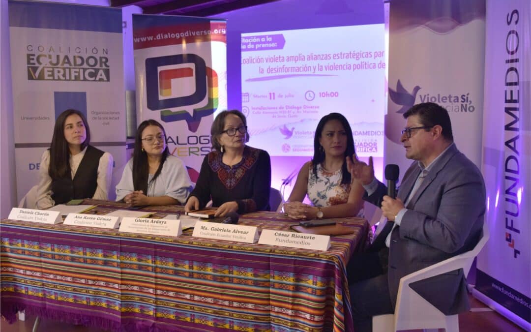Alianza estratégica para la lucha contra la desinformación y la violencia política de género