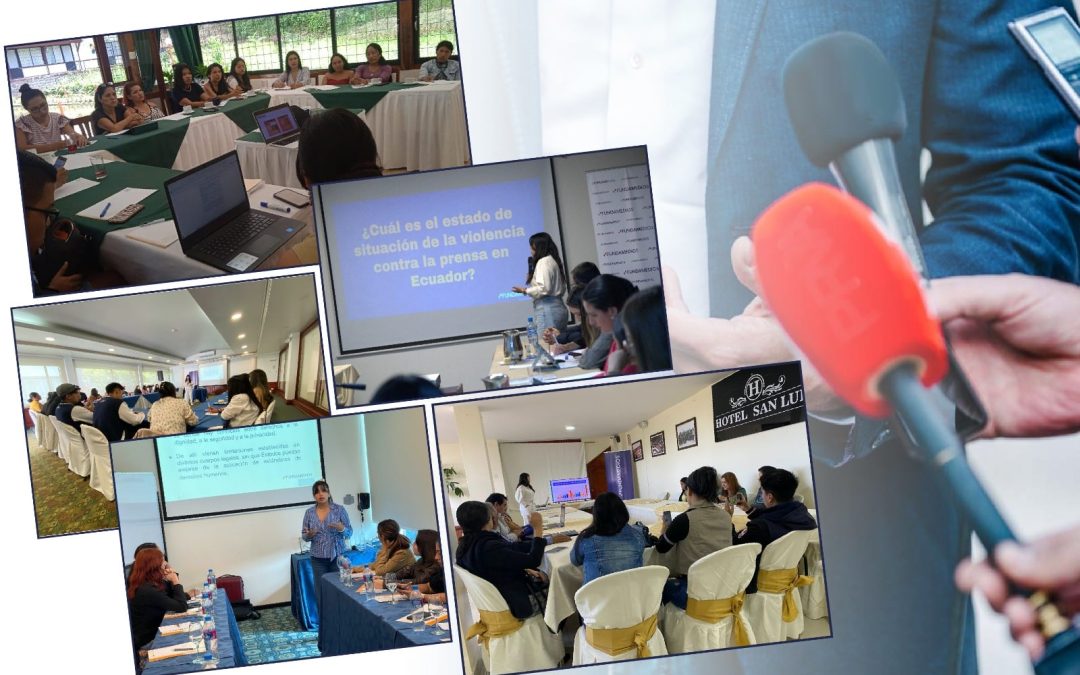 Capacitaciones de seguridad destacan la importancia de reforzar esta temática en el periodismo ecuatoriano